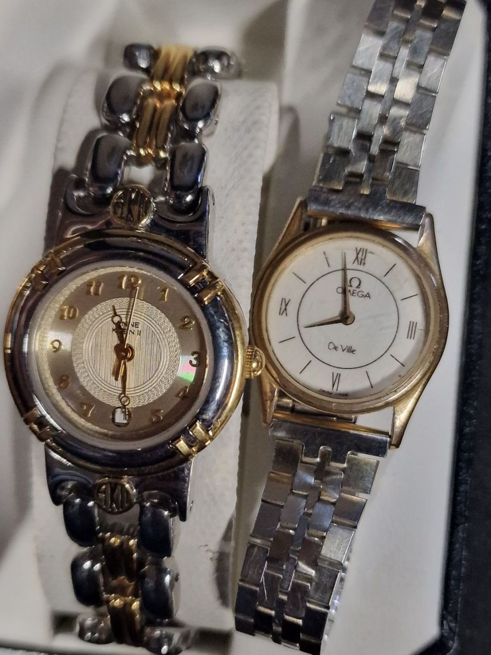Lot 184: Two vintage watches. OMEGA and Anne Klein II