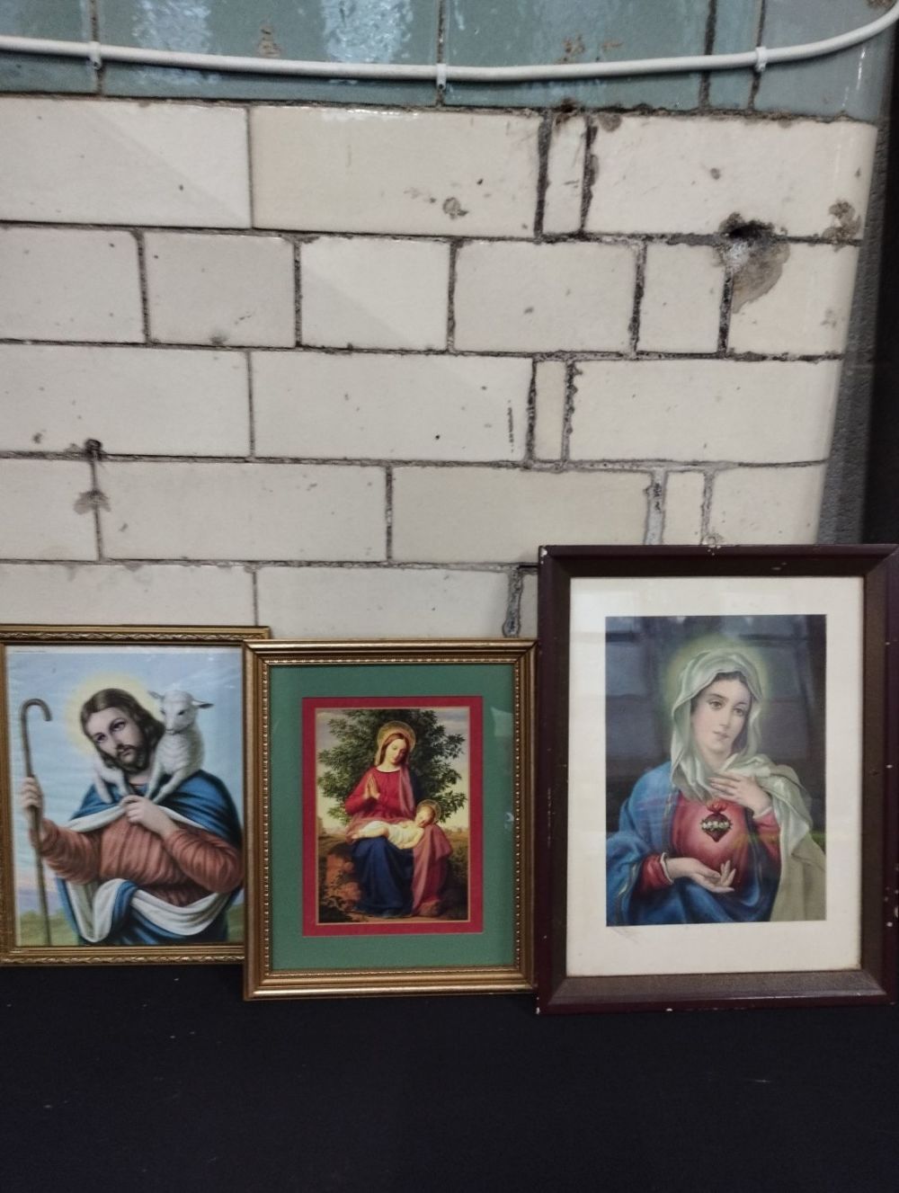 Lot 198: Selection of Religious Framed Prints Biggest is Approx....