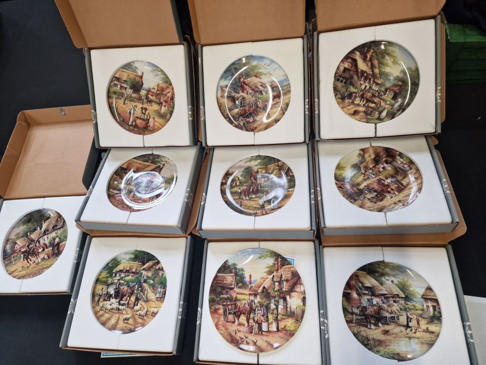 Lot 251: A collection of 10 wedgewood collectable plates. The...