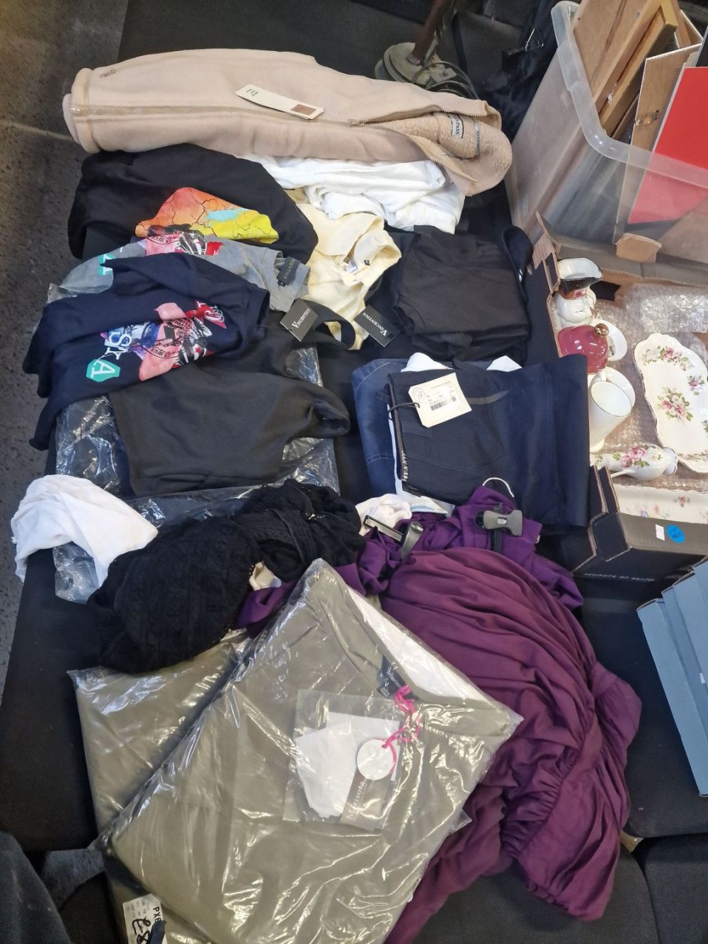 Lot 268: A large Bundle of ladies mens and children's...