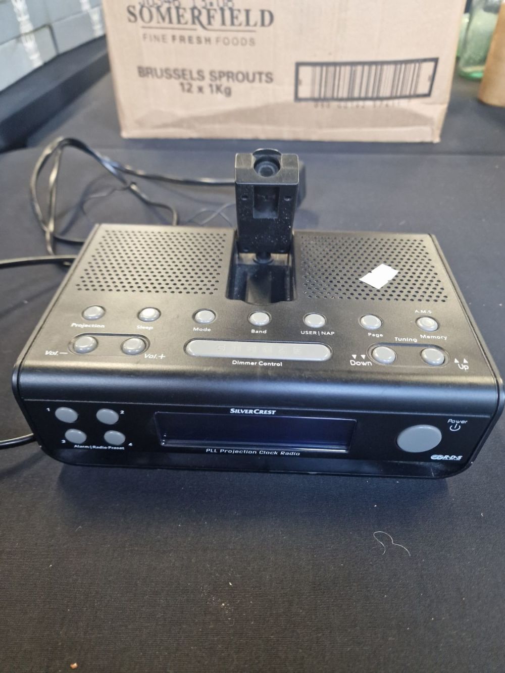 Lot 271: Silver Crest Projector radio alarm clock