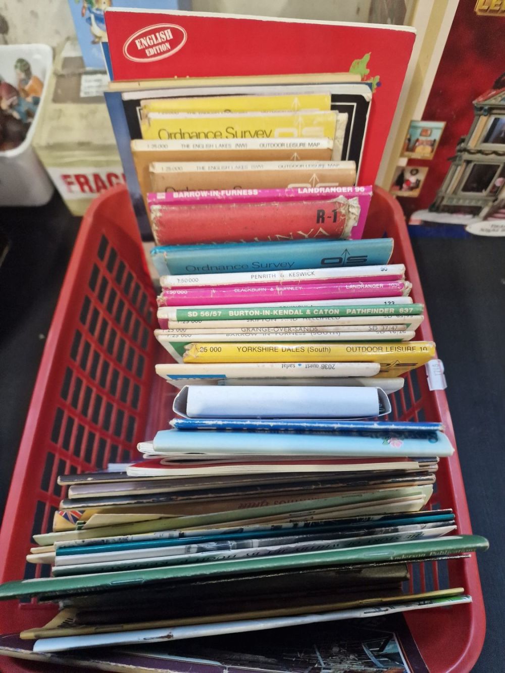 Lot 279: A large quantity of vintage British maps and...
