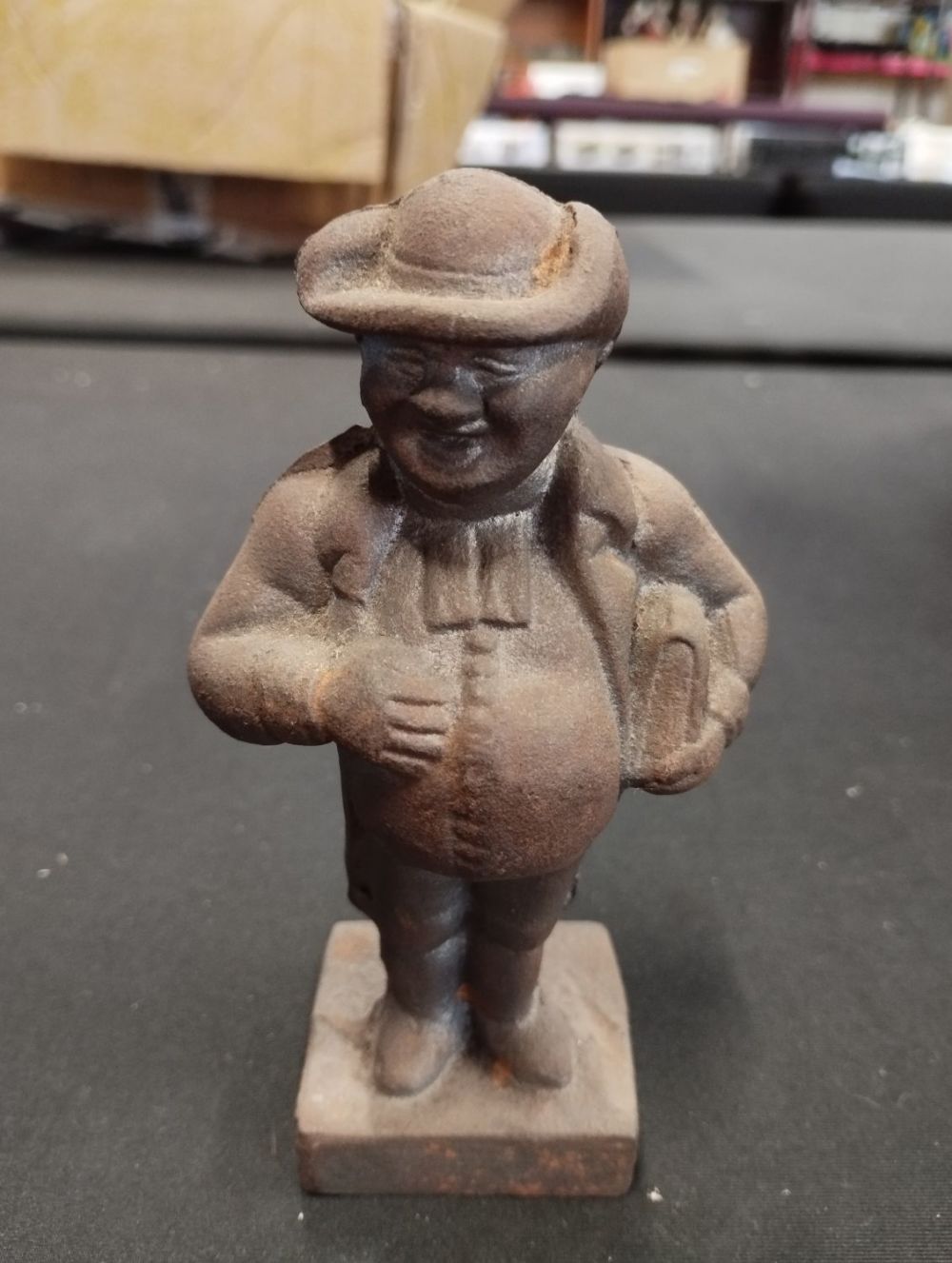 Lot 320: A 19th Century cast iron model of a...