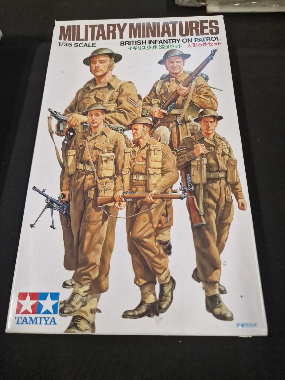 Lot 374: TAMIYA British Infantry on patrol scale 1:35 no.35223