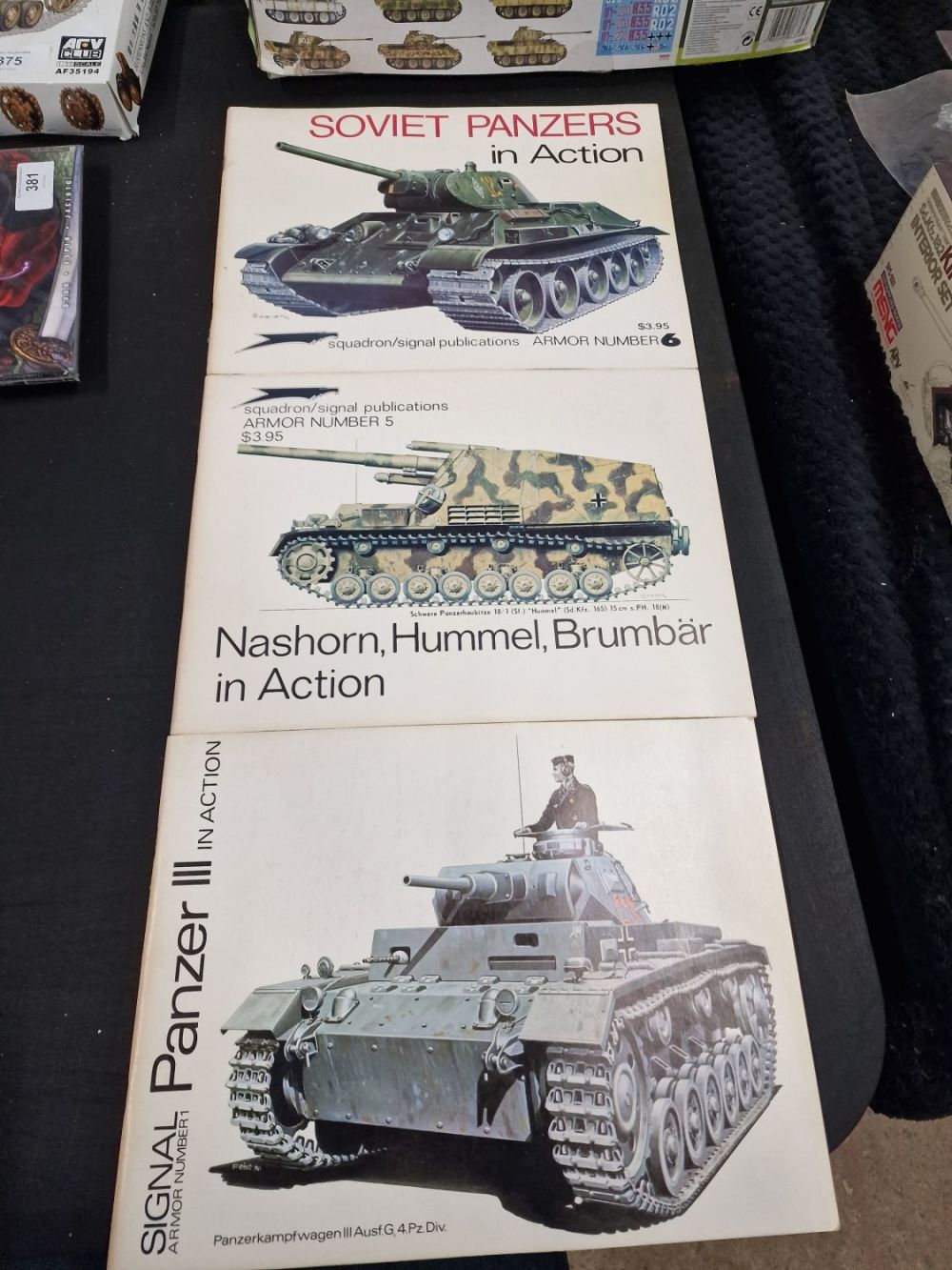 Lot 382: Squadron/ signal publications no.1, 5 & 6