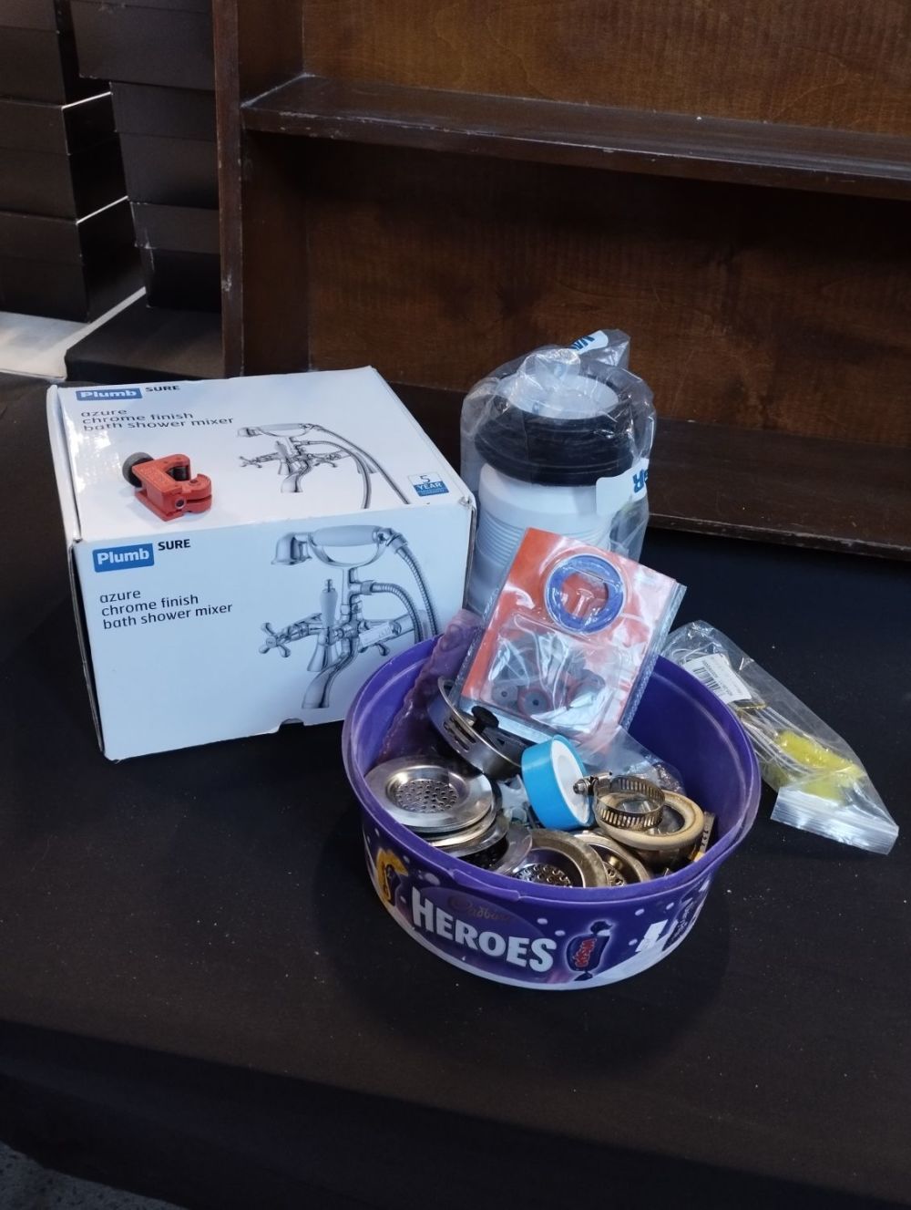 Lot 177: Selection of Plumbing Items inc Azure Chrome Finish...
