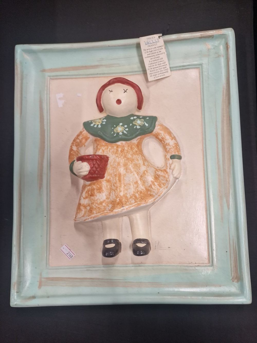 Lot 192: Italian piece of Valli art made from plaster...
