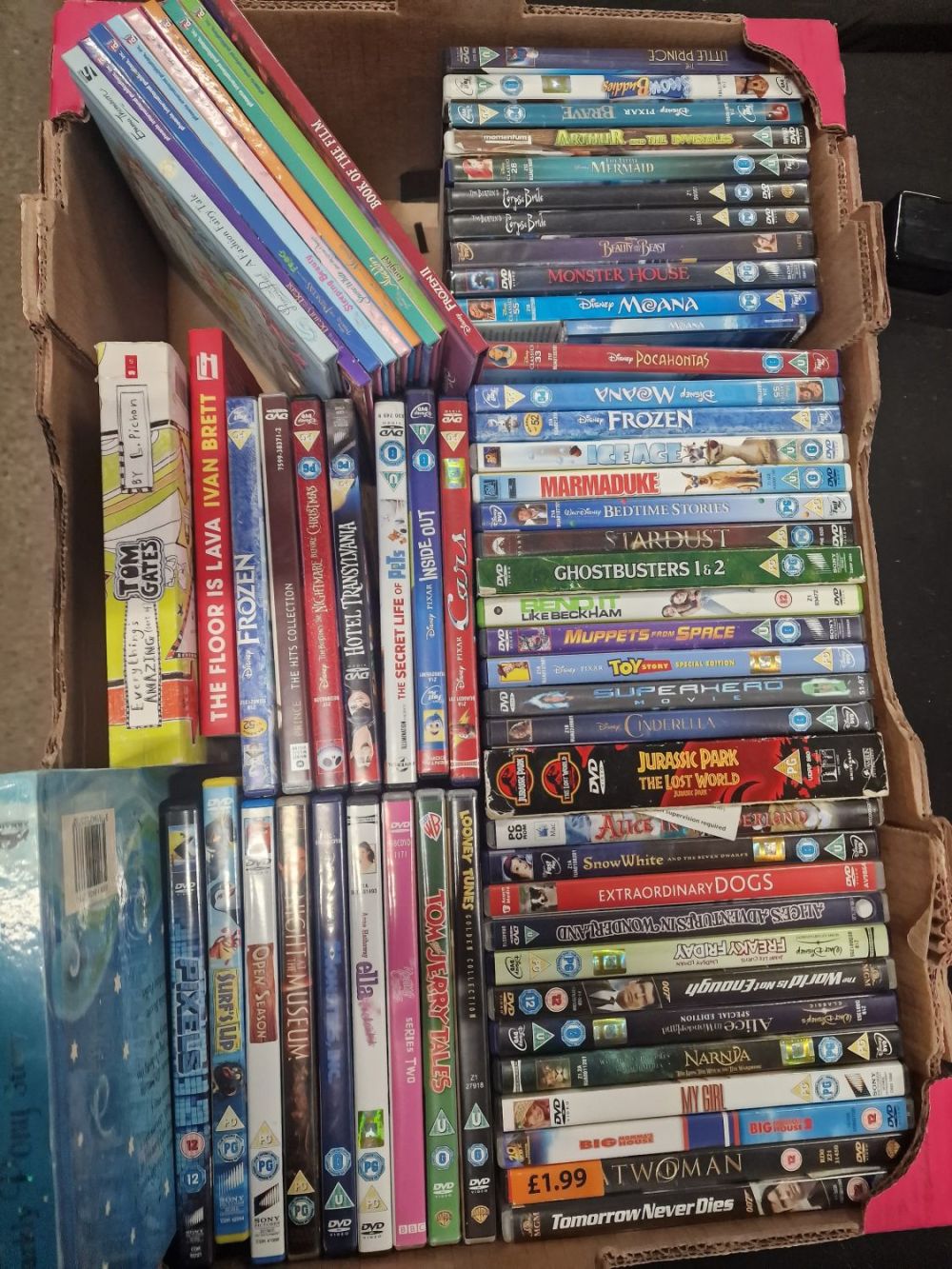 Lot 199: A bundle of children's DVDs mainly Disney and...