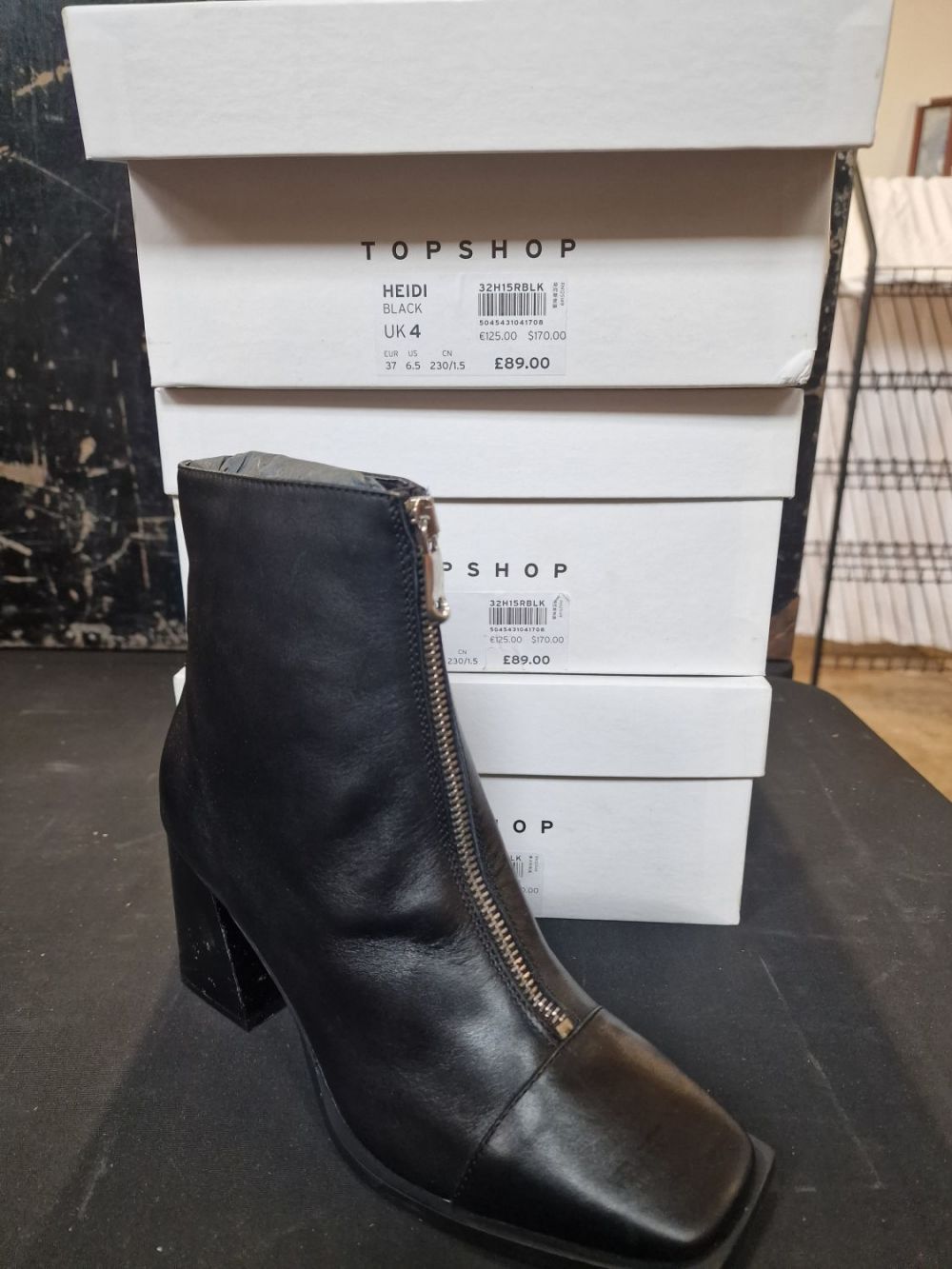 Lot 310: Seven Pairs of Brand new Heidi topshop black...