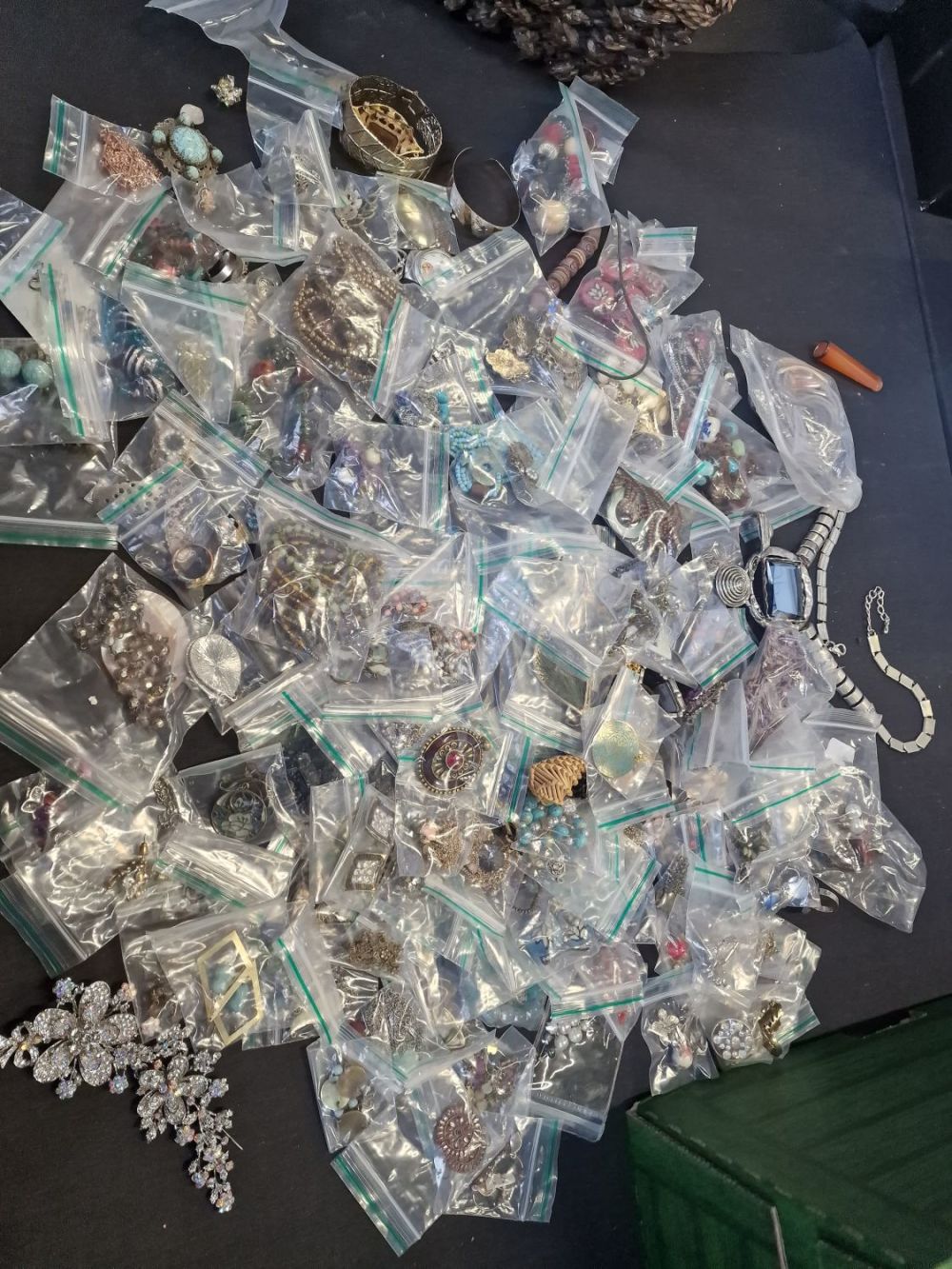 Lot 320: A large Bundle of mainly vintage costume jewellery