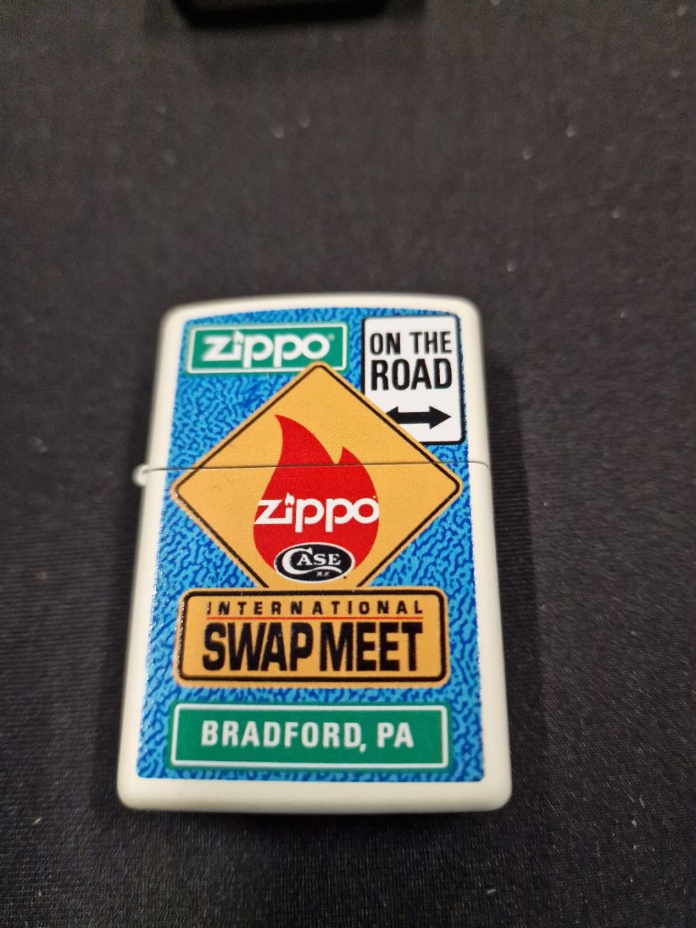 Lot 329: Zippo - on the road Bradford new unused