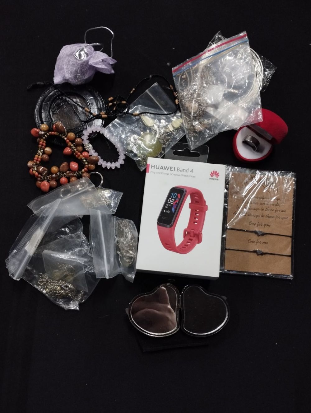 Lot 350: Selection of Costume Jewellery and a Huawei Smart...