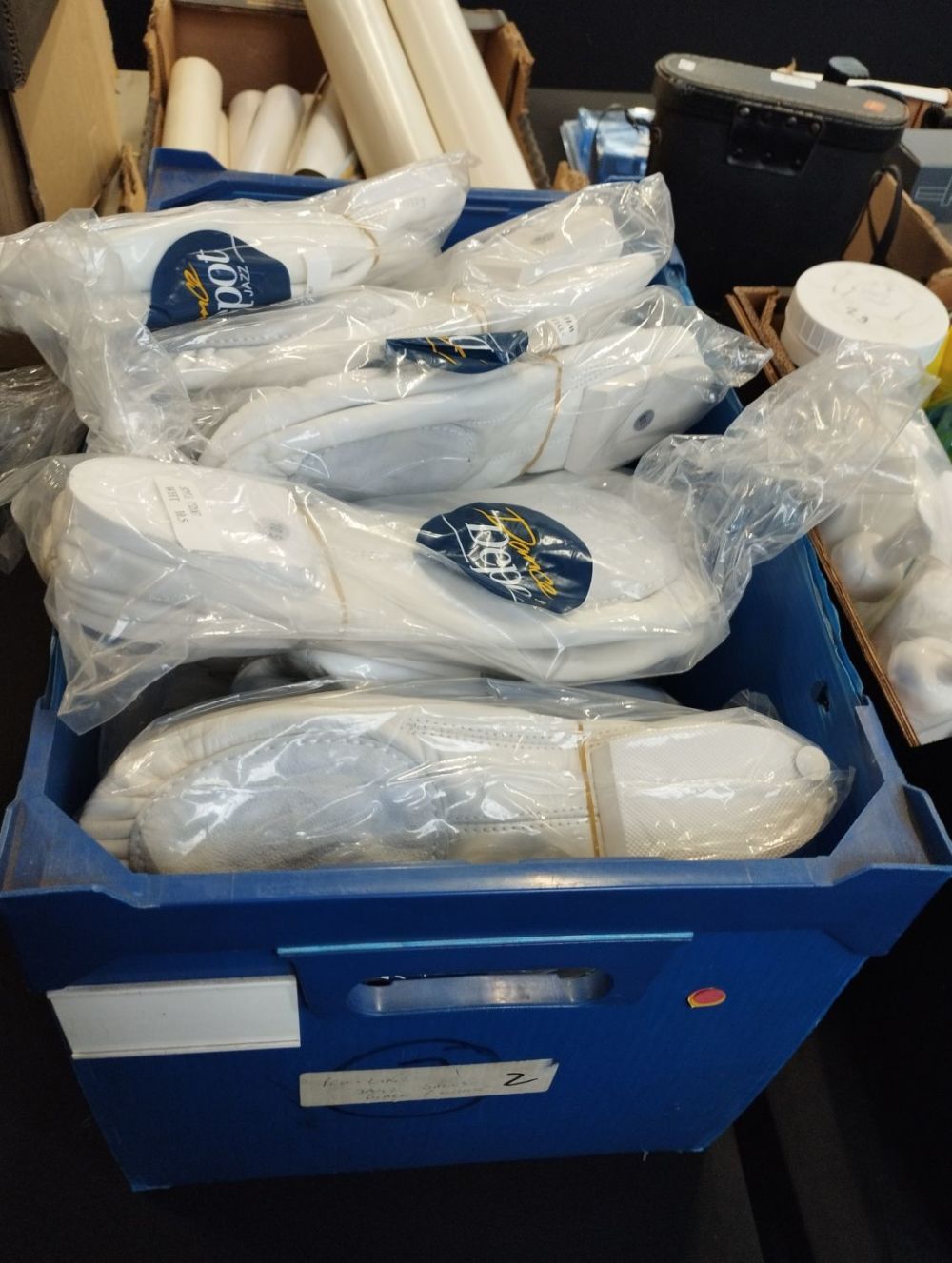 Lot 352: Approximately 24 Pairs of White Dancing Shoes Various...