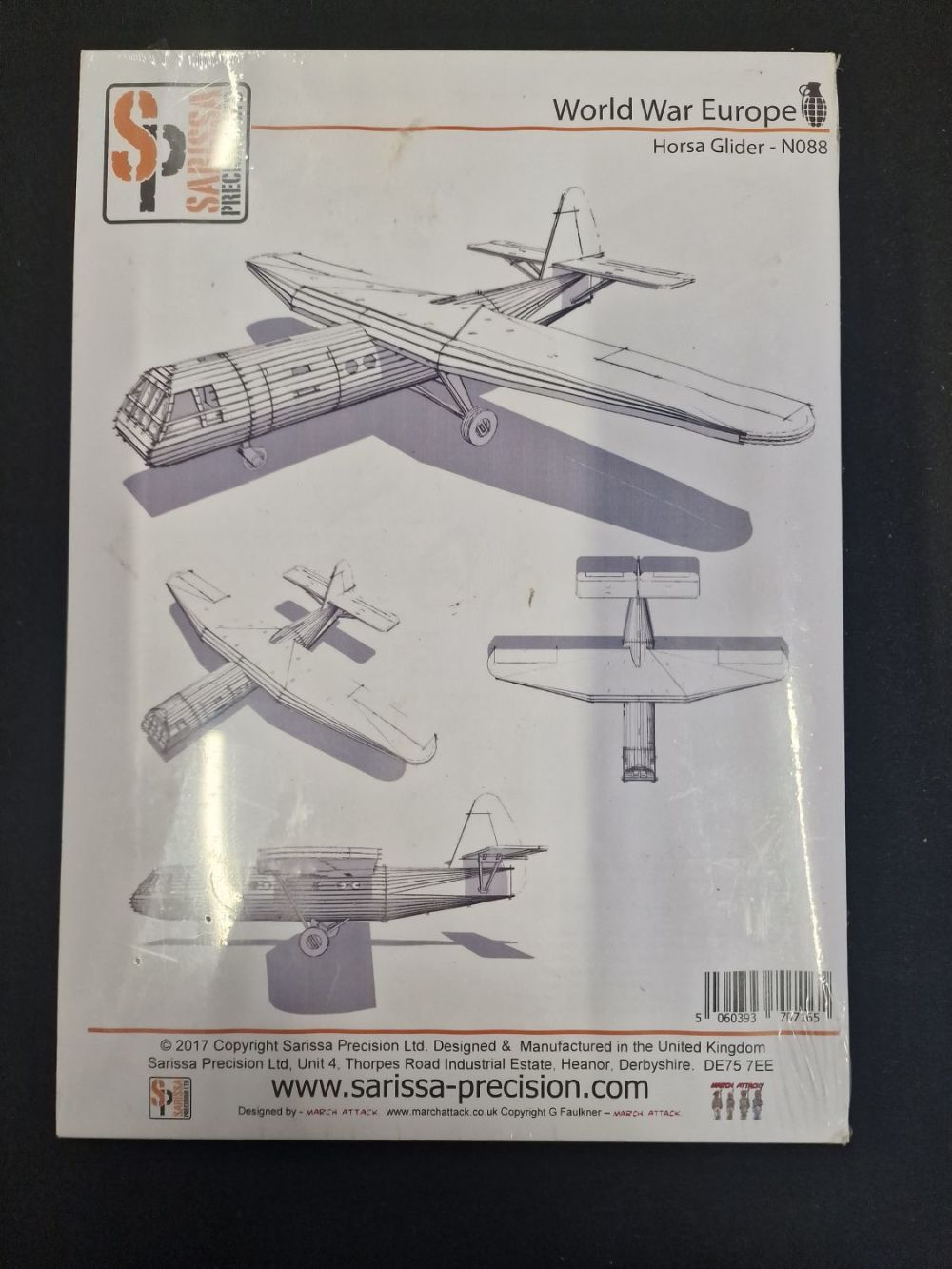 Lot 362: Sarissa Prexision model kit. World war Europe Horsa...