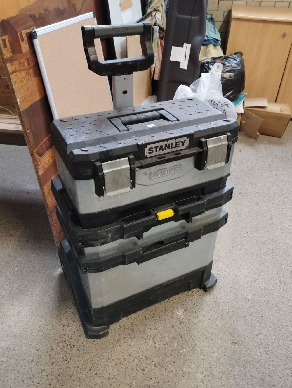 Lot 364: Stanley Tools Rolling Toolbox with Tools