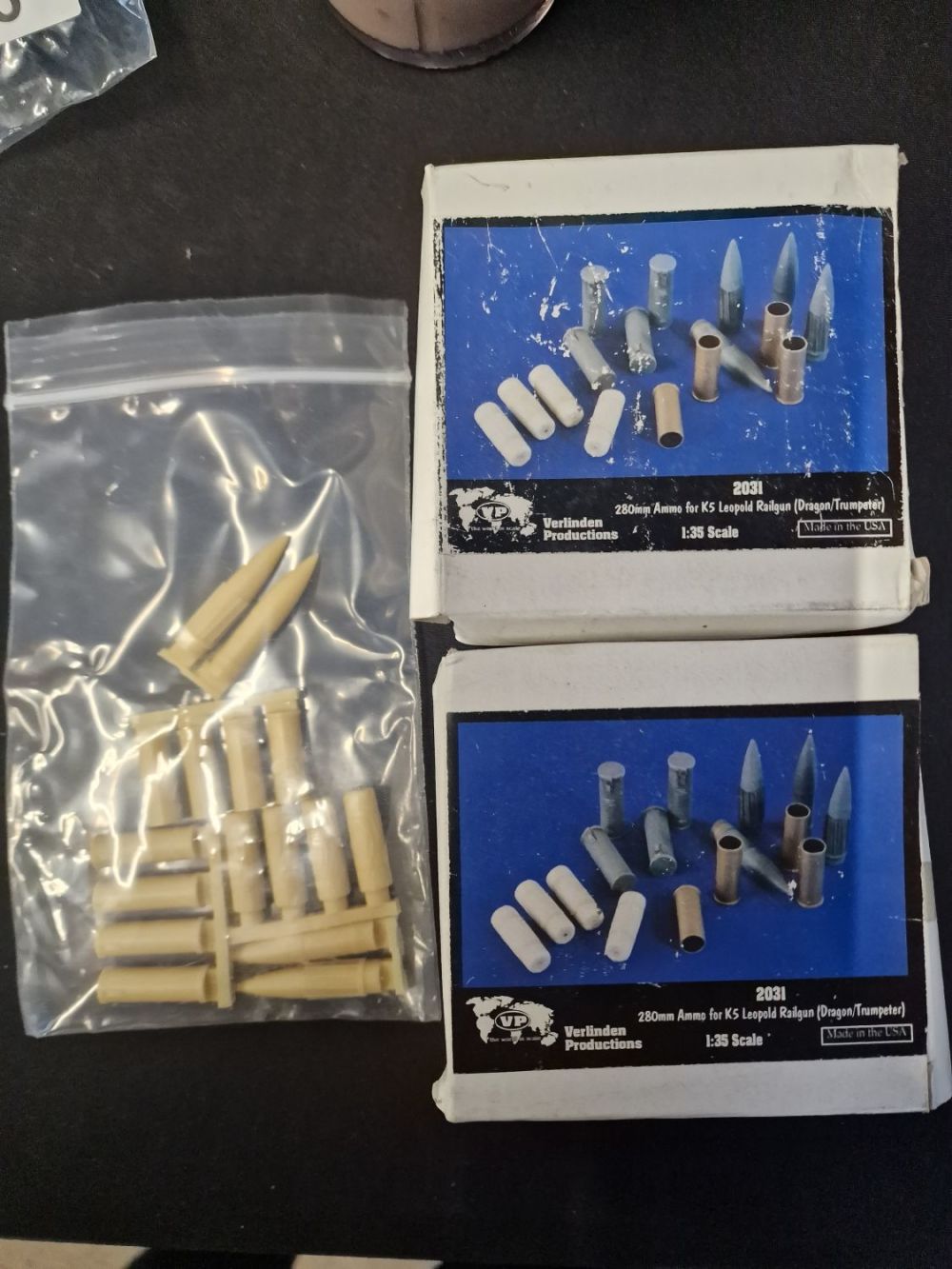 Lot 387: Two boxes of 280mm Ammo for K5 leopard...