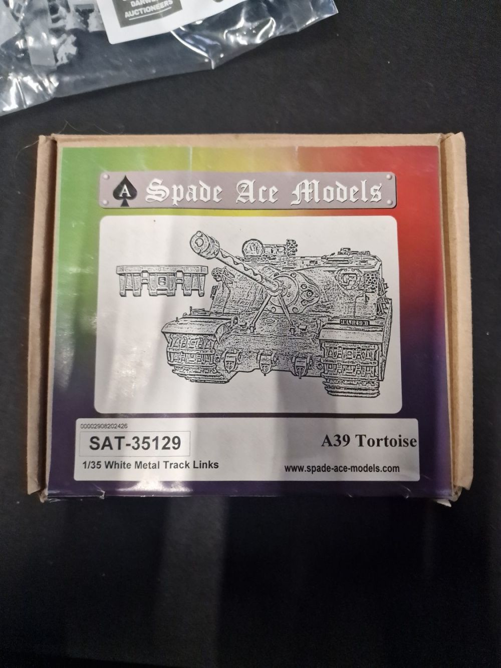 Lot 389: Spade Ace Models SAT-35129 A39 Tortoise. 1/35 white...