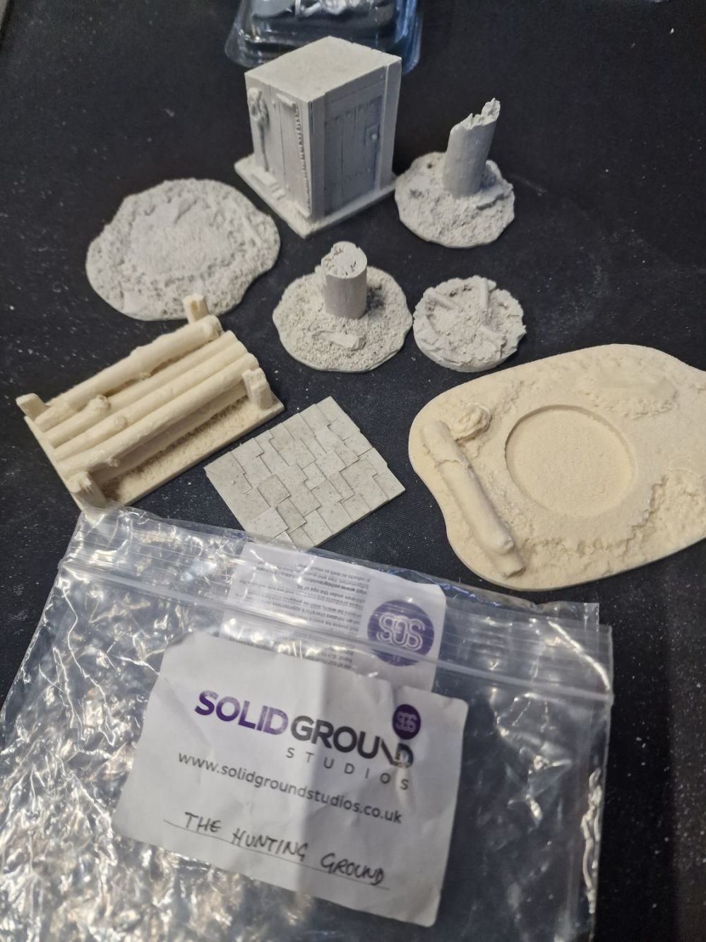Lot 392: Solid ground studios The hunting ground. New unprimed...