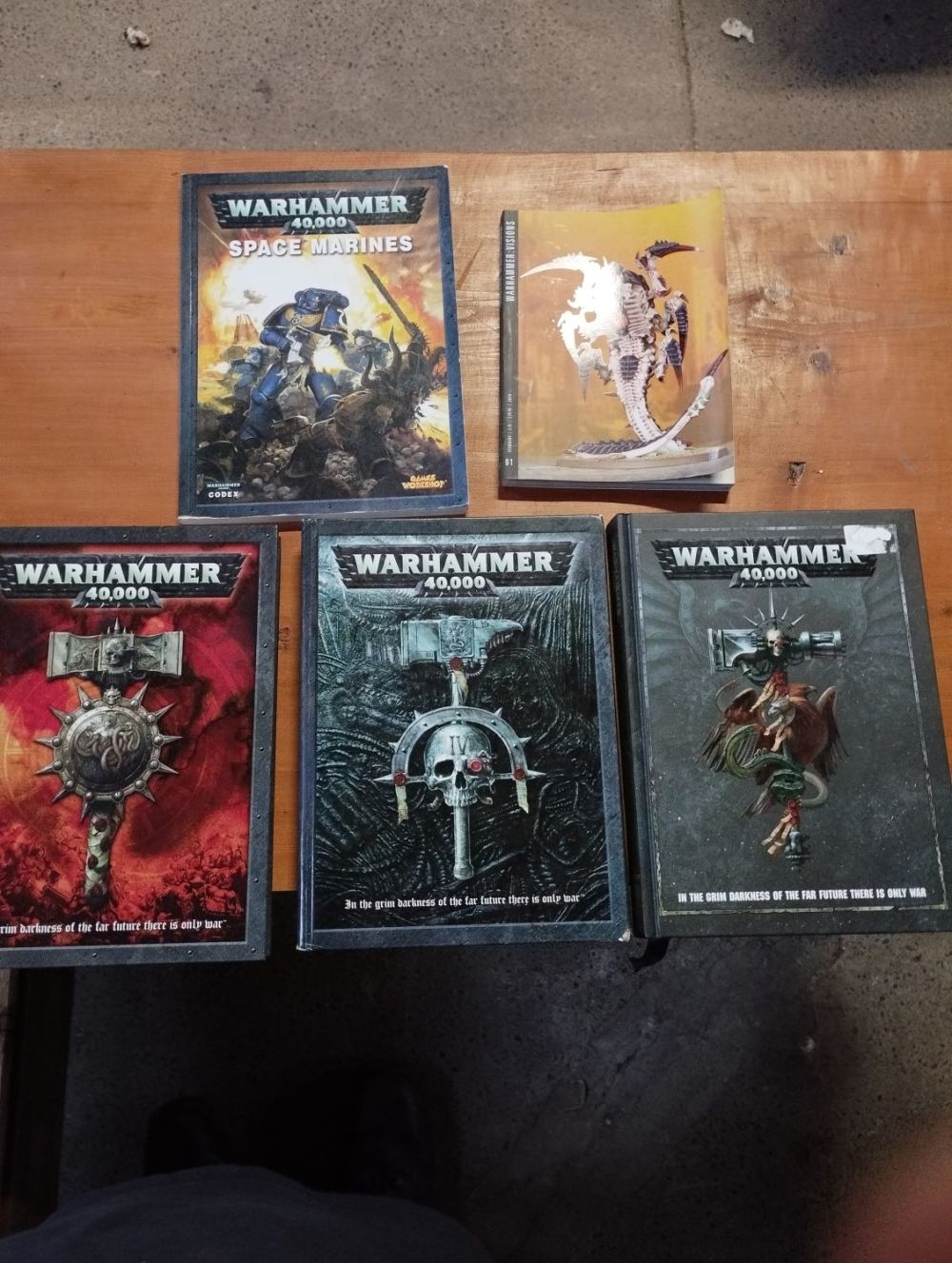 Lot 396: Five Warhammer Books inc Warhammer 40,000