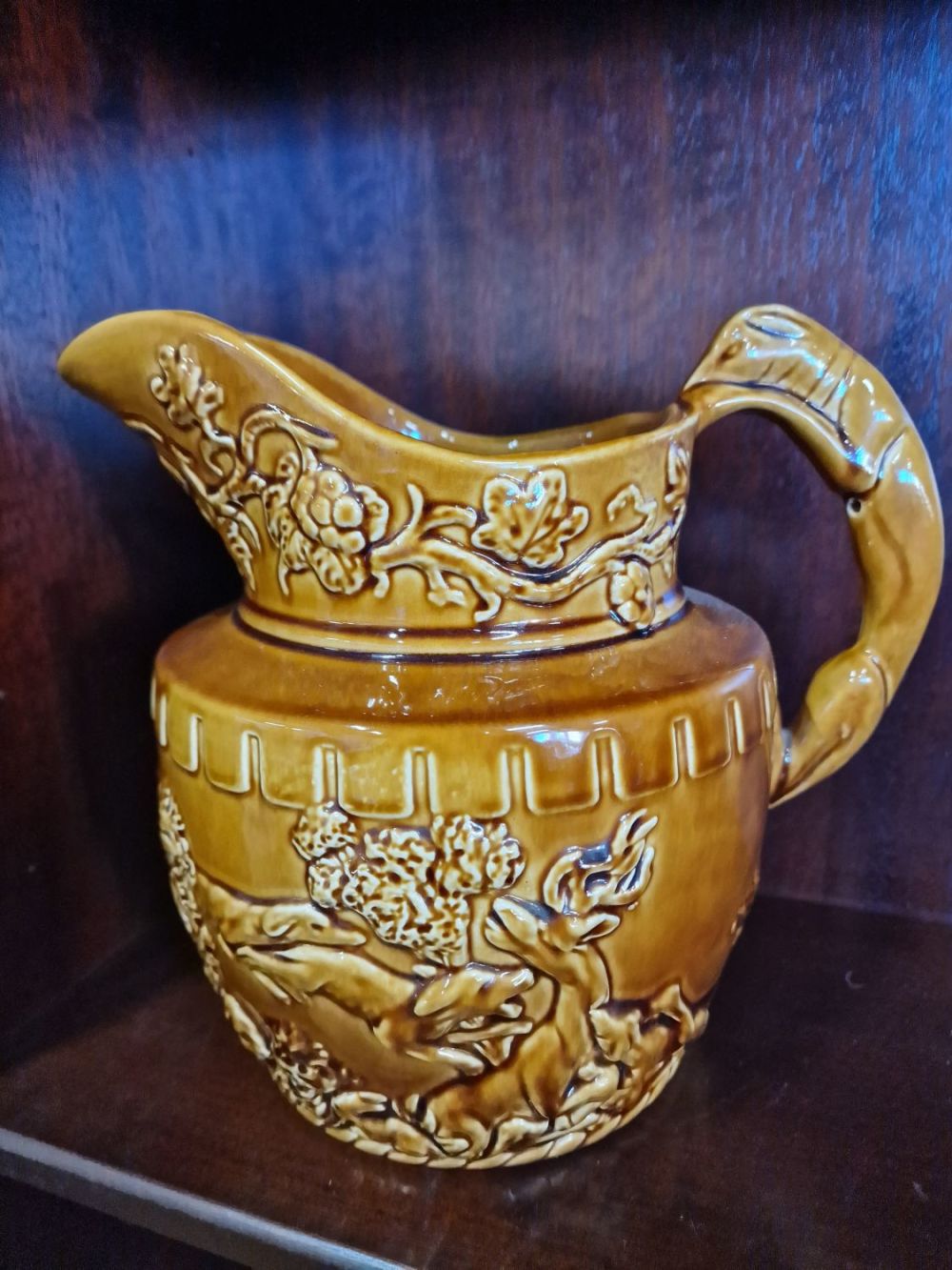 Lot 154: Vintage Pottery by Arthur Wood cr1930-50 with hound...