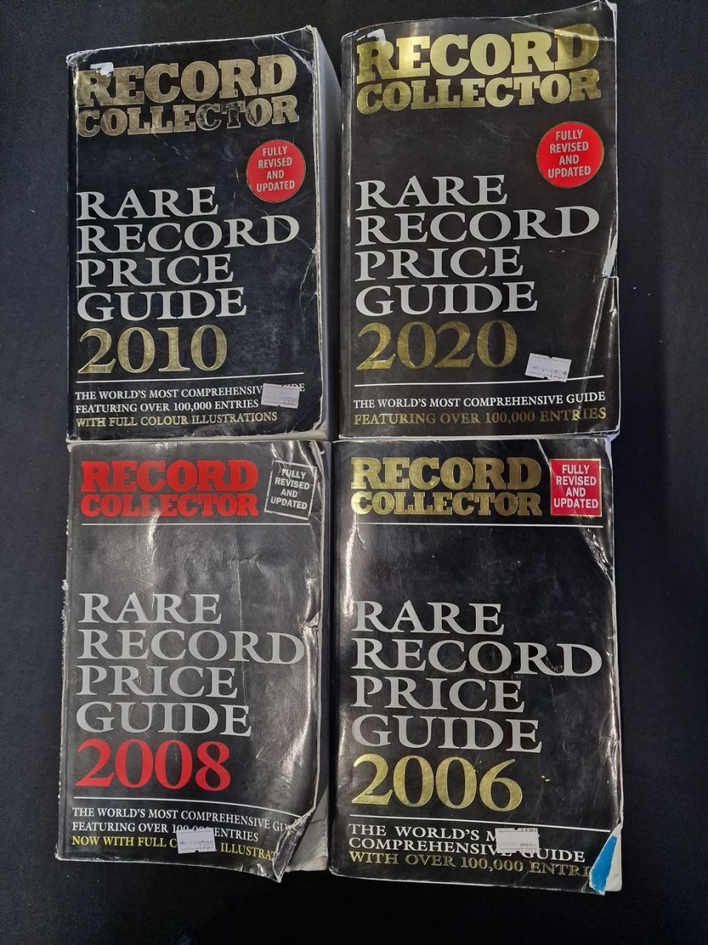 Lot 206: Four Record Collector price guide books