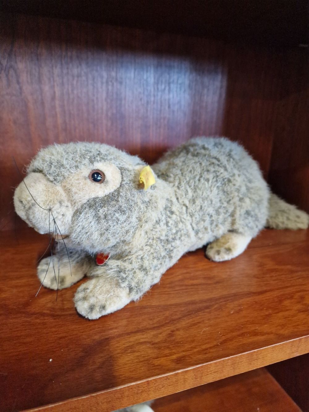 Lot 232: Vintage Steiff mouse "Piff Murmel" no.071379 approximately 40cm...