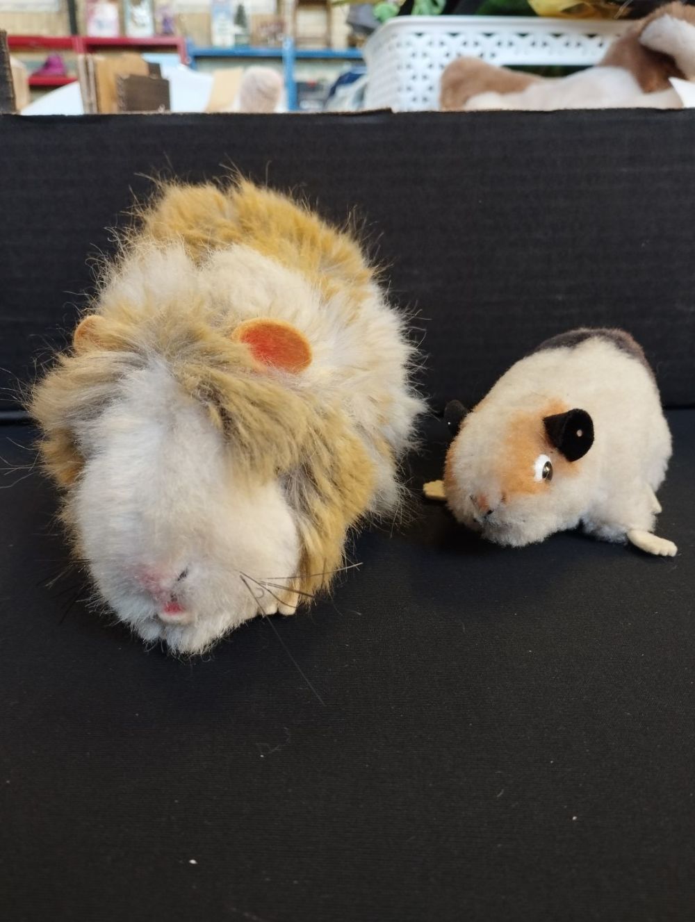 Lot 240: Pair of Vintage Collectable Steiff Guinea Pigs