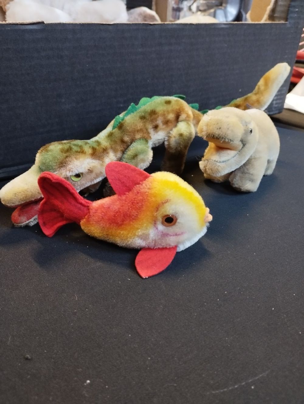 Lot 265: Selection of Vintage Collectable Steiff inc Hippo, Gaty...