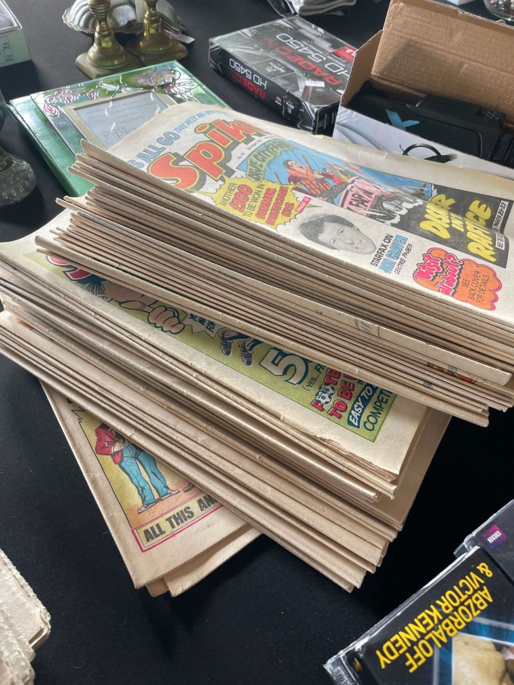 Lot 290: A selection Vintage Spike comics dated 1983 to...