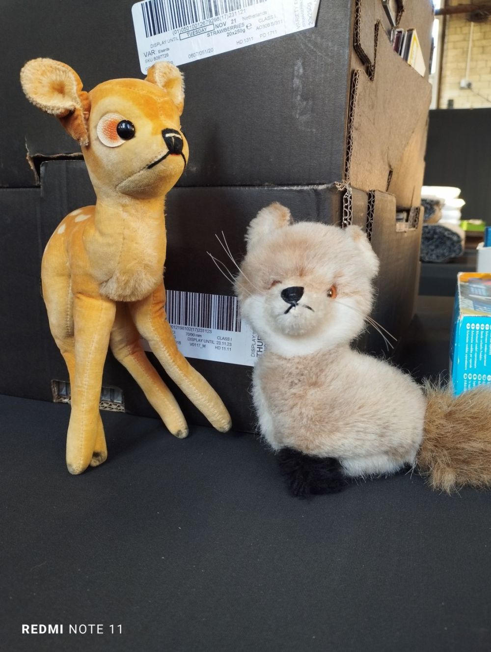 Lot 293: Vintage Collectable Steiff 1950's Bambi Deer and a...