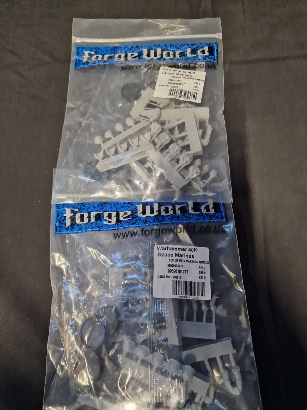 Lot 407: Forge world warhammer 40k space marines Legion MKIV...