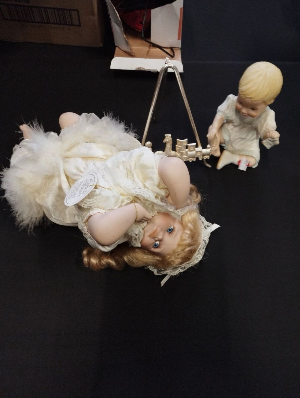 Lot 215: Vintage Collectible Porcelain Dolls by Leonardo and Brooks...