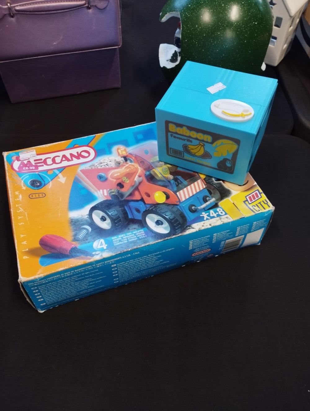 Lot 219: Vintage Meccano City 4in1 Dump Truck Set and...