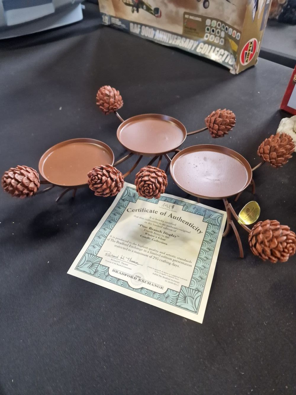 Lot 231: Bradford Exchange "Pine Branch Display" from the Winter...