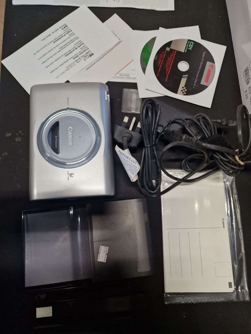 Lot 411: Canon card photo printer CP-200