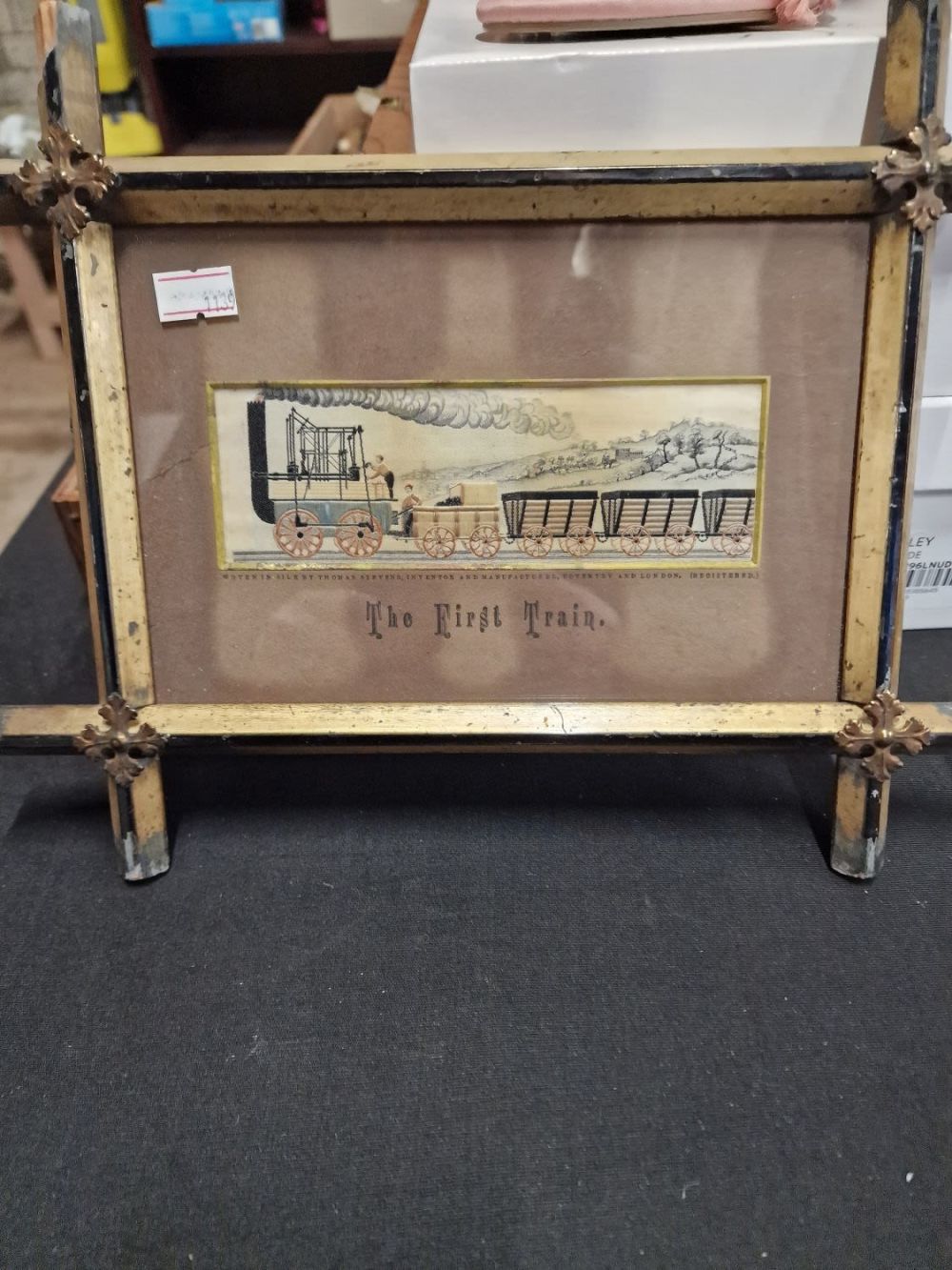 Lot 420: Hand woven in silk by Thomas Stevens "Thenfirst...