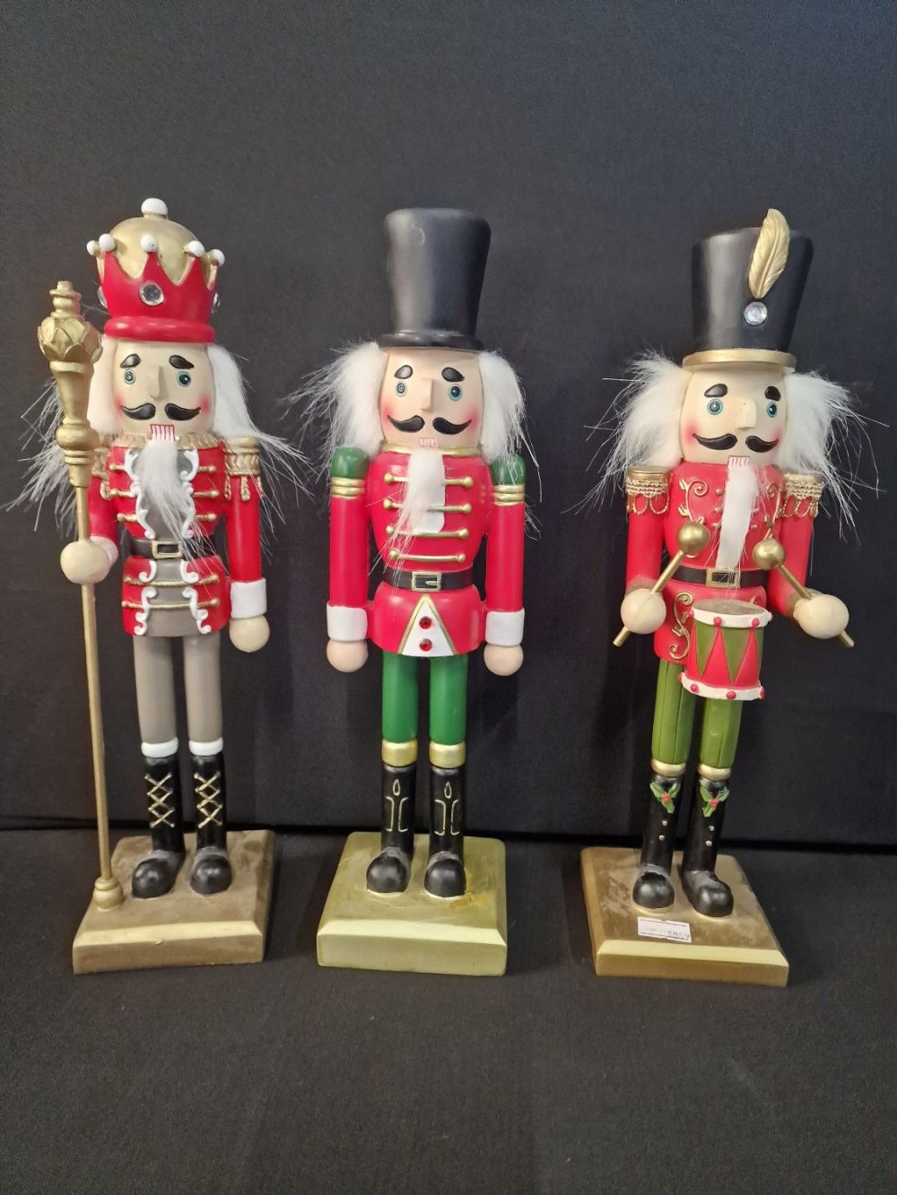 Lot 5: Three heavy Chriatmas Nutcrackers