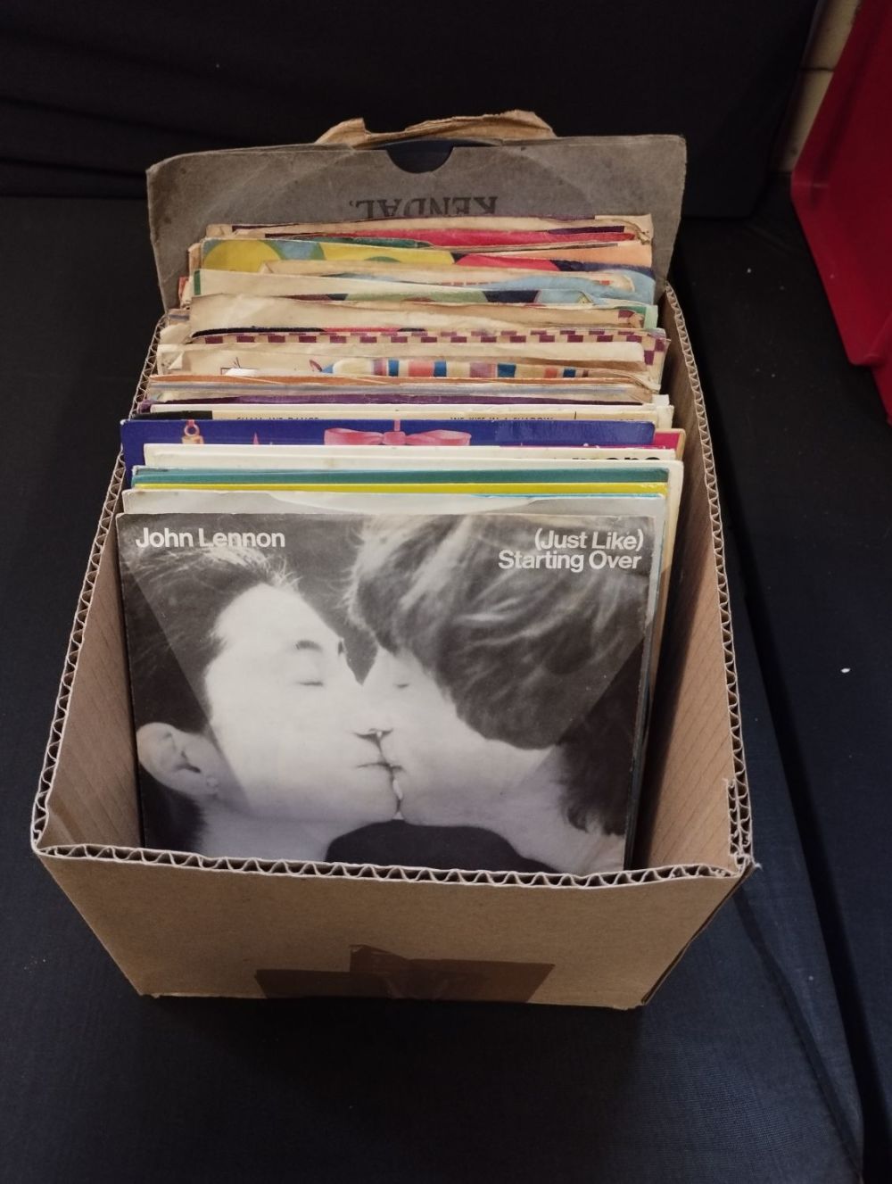 Lot 24: Selection of Vintage 45's inc John Lennon and...