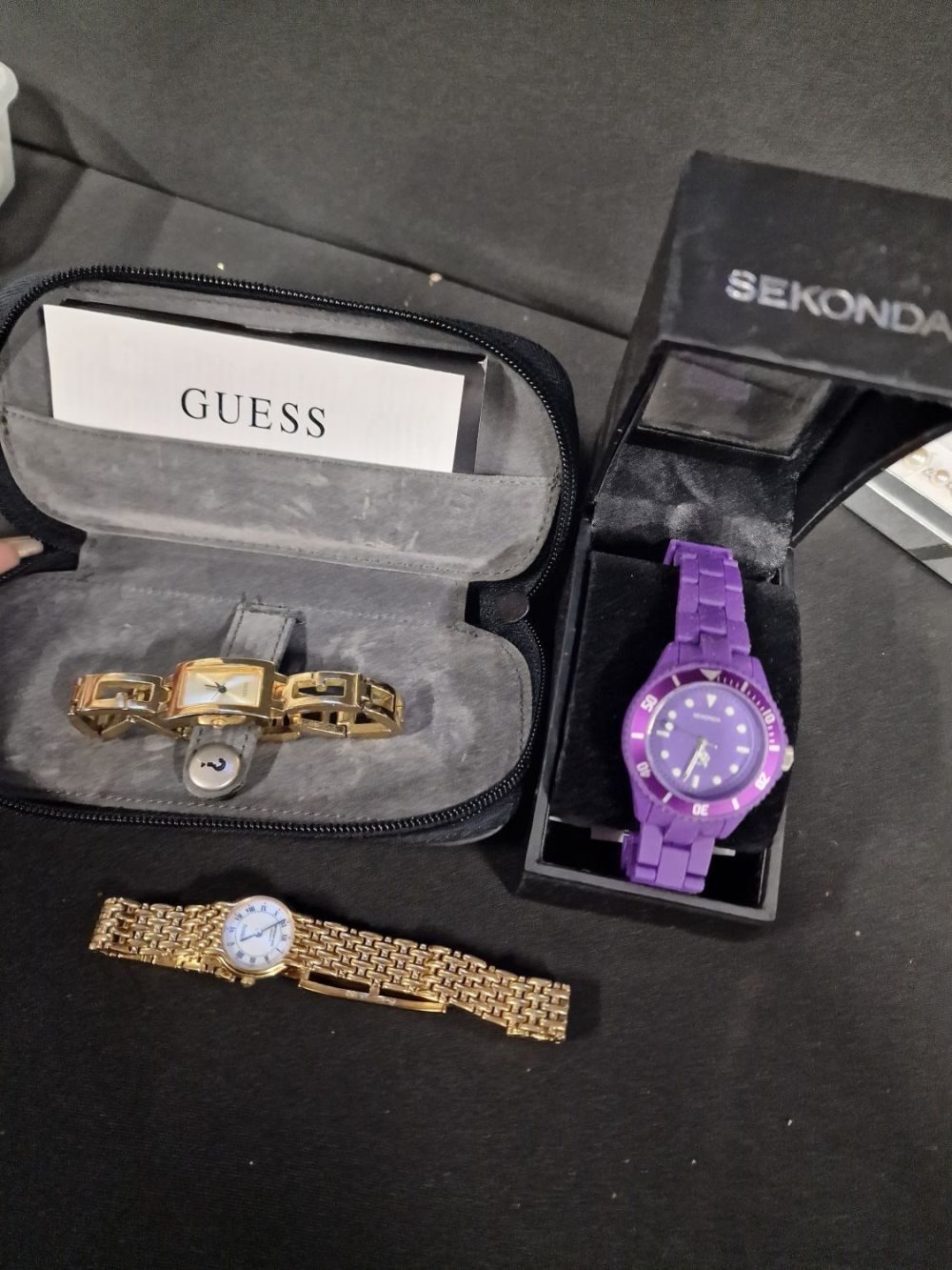 Lot 56: Three ladies watches. Random Weil Fedilio 18ct gold...