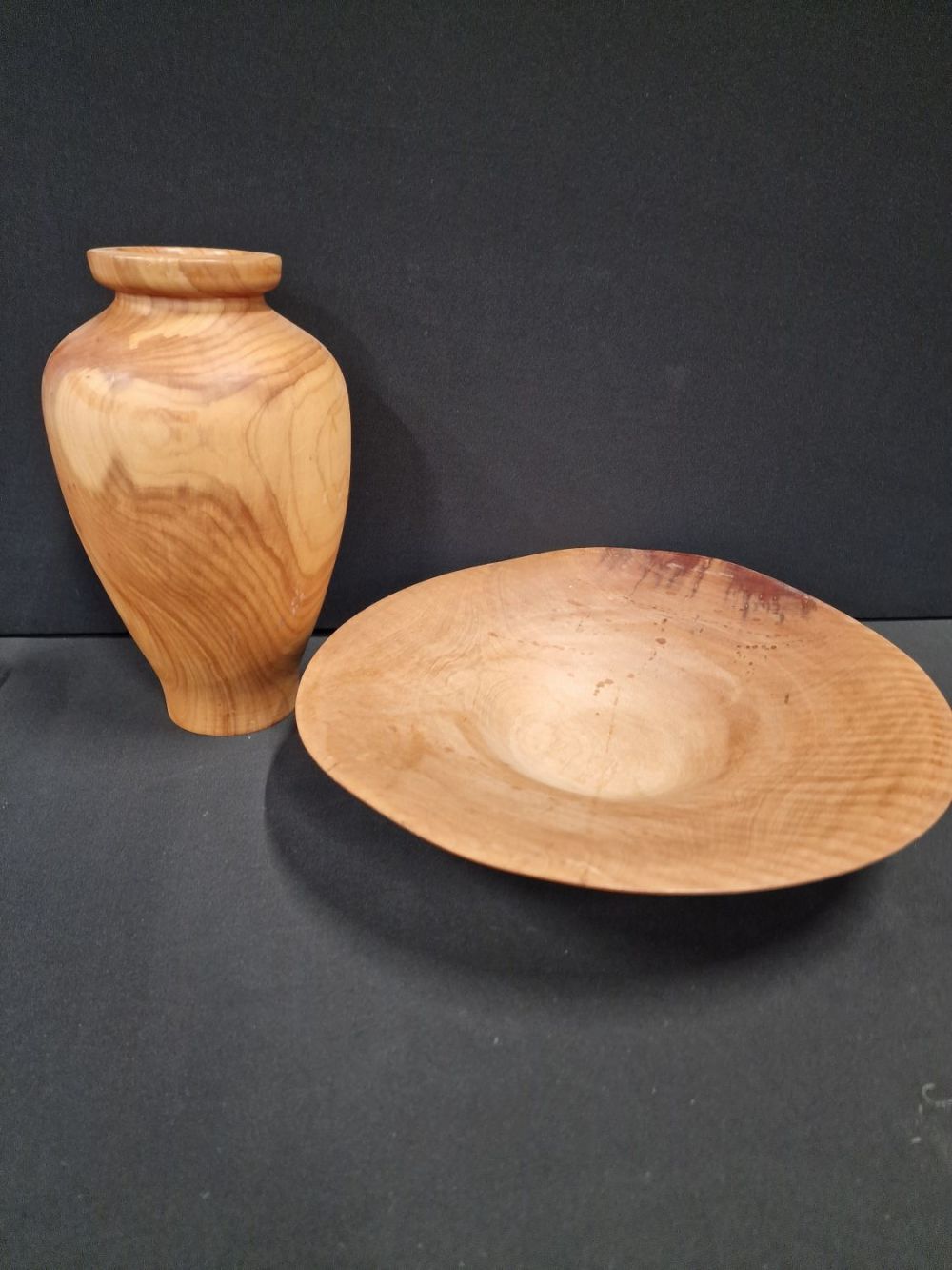 Lot 90: Hand turned vintage (1999 & 2002) Arbutus and...
