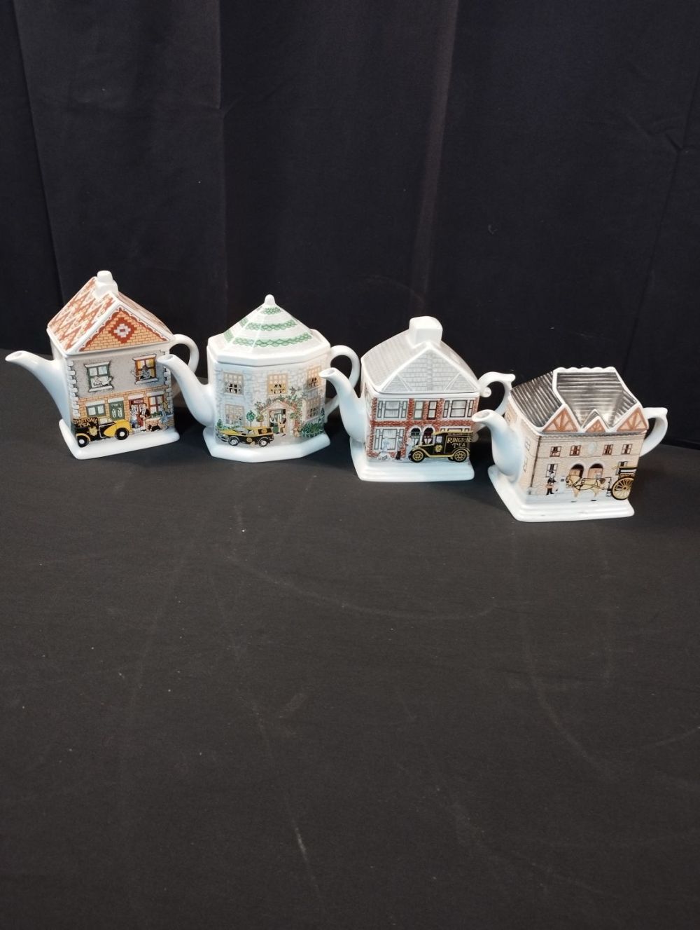 Lot 98: Set of 4 Ringtons Tea Collectors Teapot by...