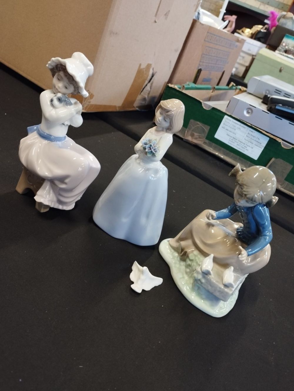 Lot 134: Selection of Vintage Collectable Figurines inc Nao and...