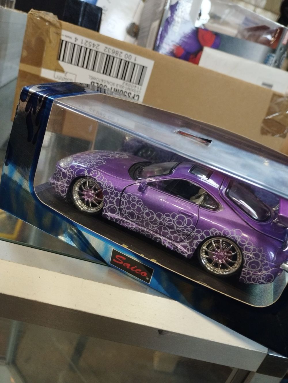 Lot 143: Very Collectable SAICO 1/32 Toyota Supra Tuner Diecast...