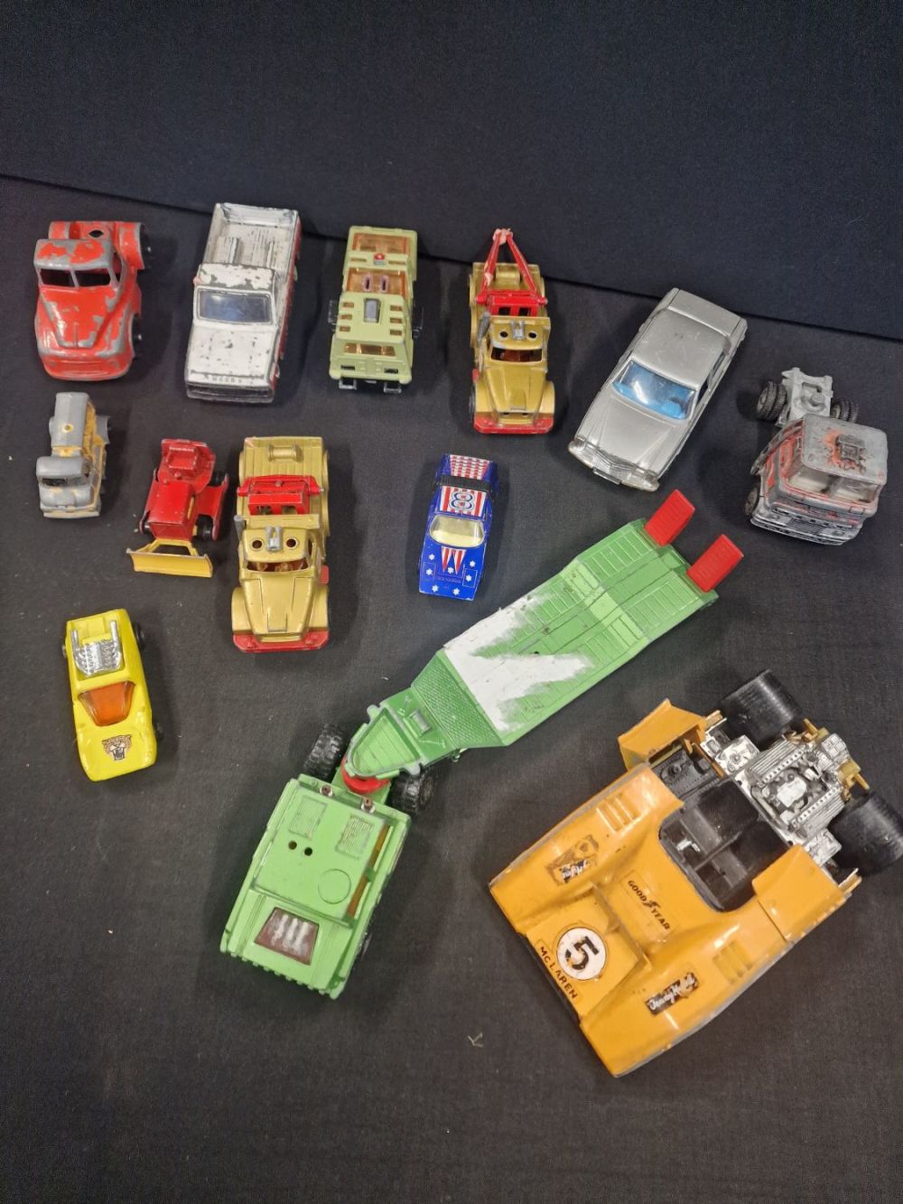 Lot 221: A selection Of Vintage Toy Cars, Includes Corgi...
