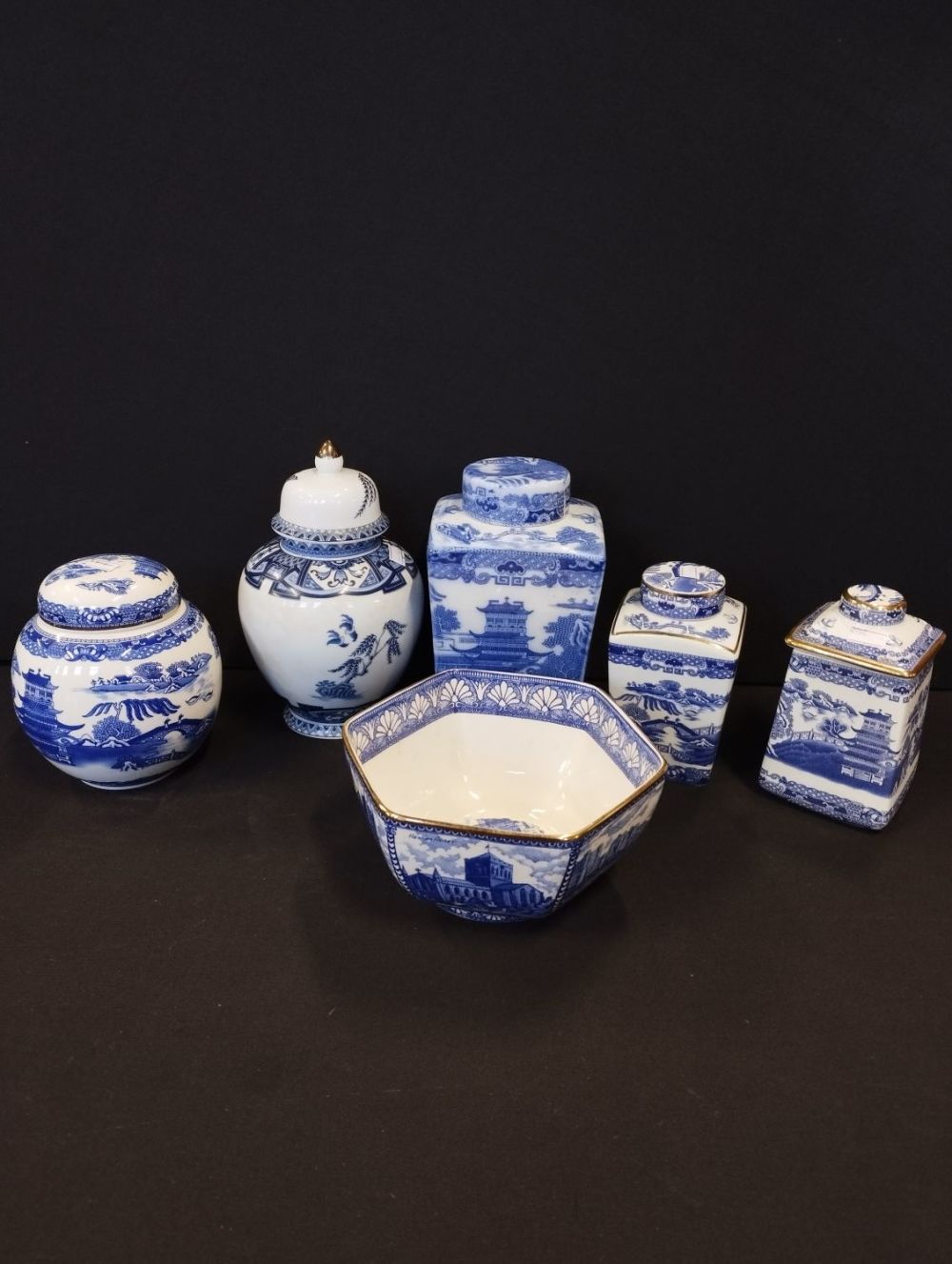 Lot 236: Selection of Vintage Collectable Ringtons Tea Caddy's and...