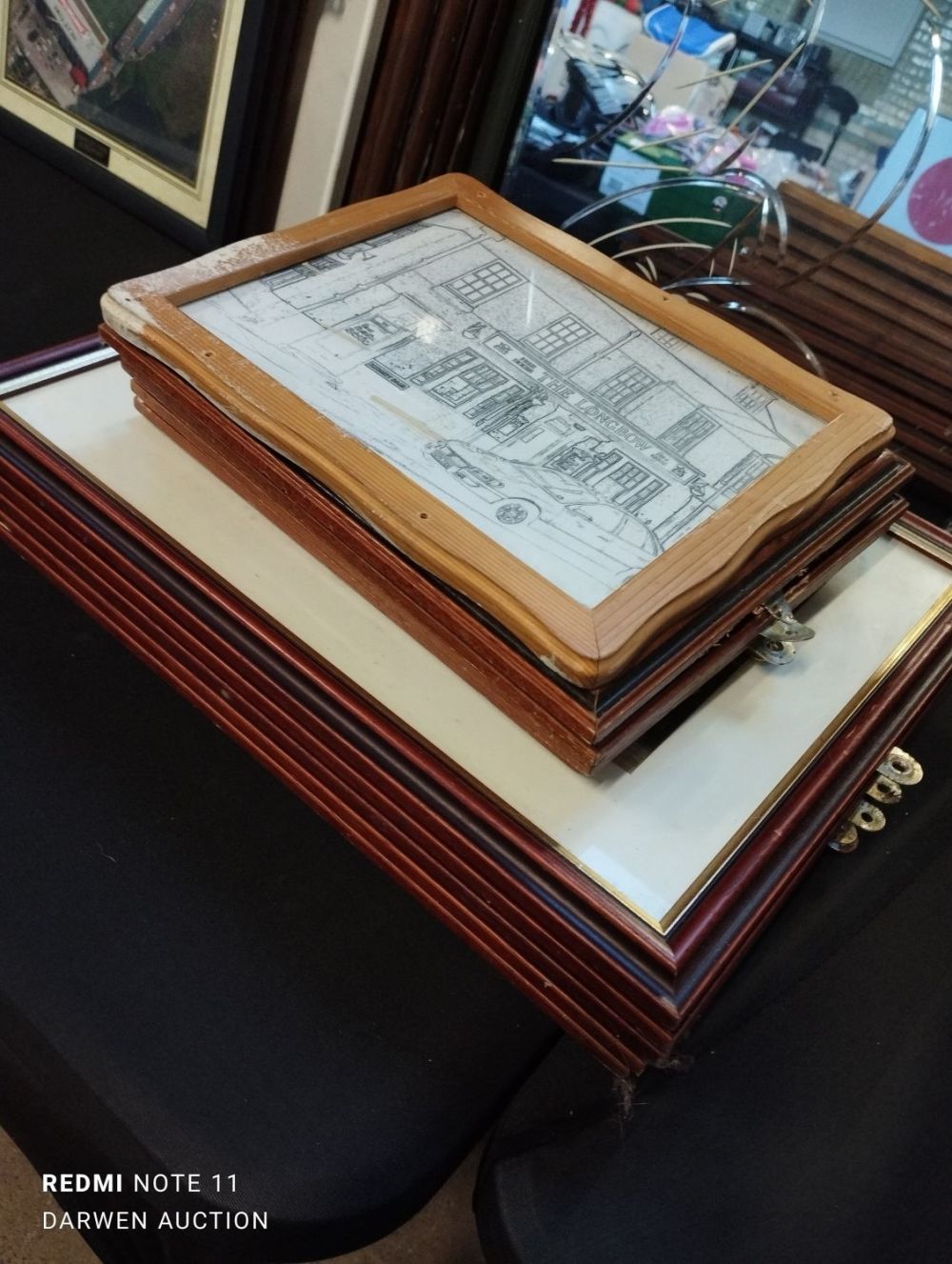 Lot 243: Selection of Framed Prints. Depicting Old Time Pubs...