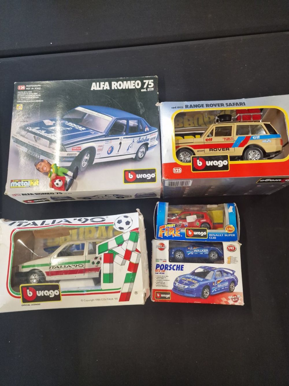 Lot 250: BBURAGO Porsche GT3 cup no.49341, Street Fire Renault...