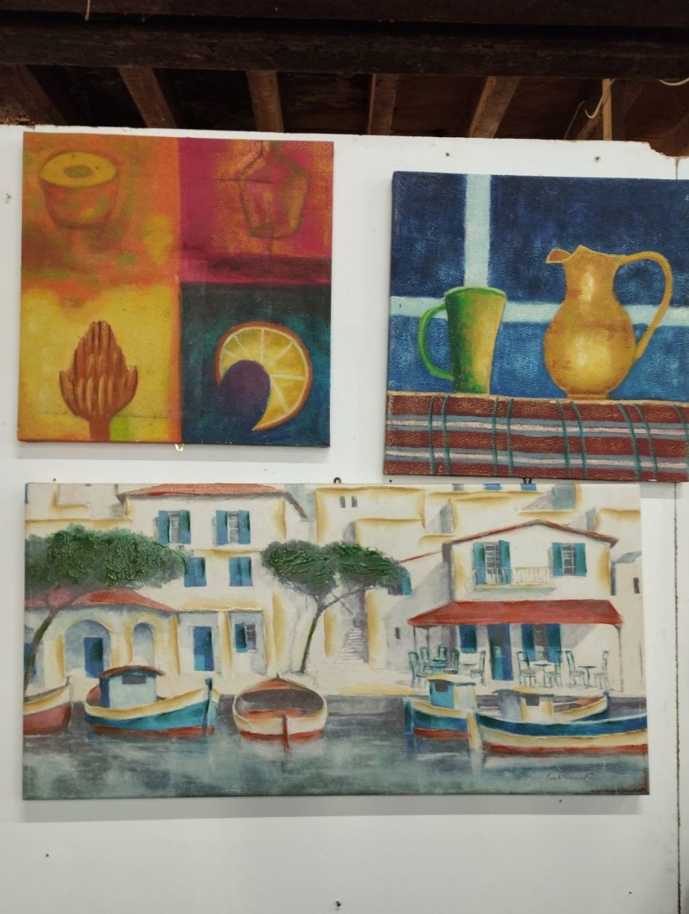 Lot 274: Selection of Original Oil Paintings on Canvas. Approx...