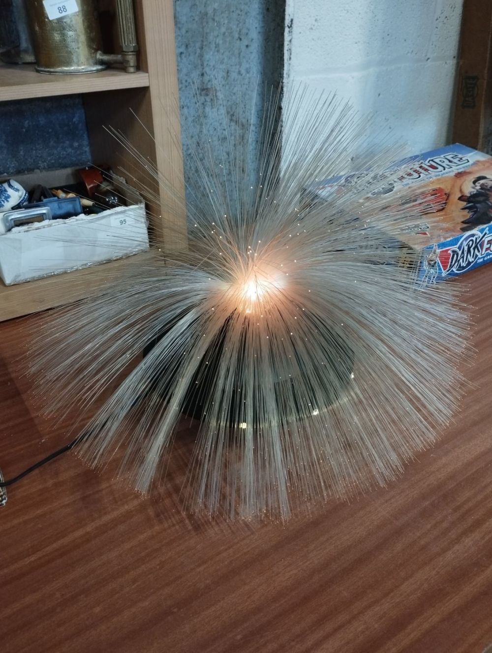 Lot 290: Retro Fibre Optic Lamp. Tested for Power