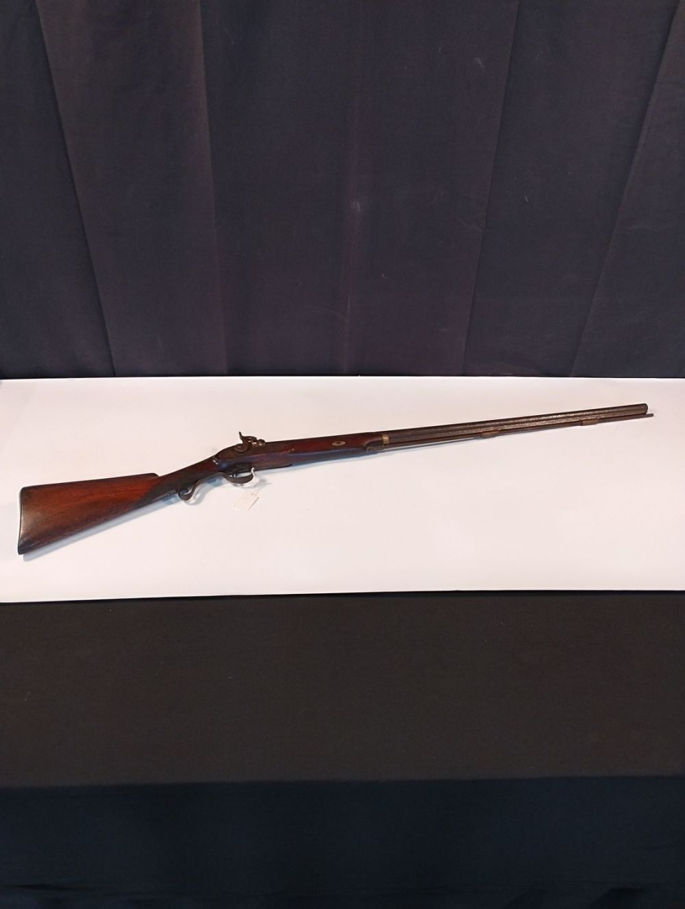 Lot 331: Antique BP Percussion Rifle c1850-1900. Decommissioned. Approx 125cm...
